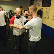 Malá skupina v dejvické škole_Sifu Jiří Schwertner