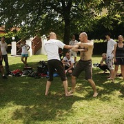 Letní škola „Pecínov“_Sifu Roman Lázeňský a Jiří Schwertner