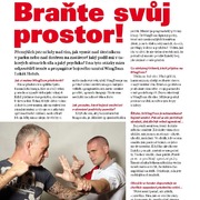 Napsali o nás – „Braňte svůj prostor!“