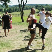 Letní škola „Tvrz Holešice“ -  Sifu Roman Lázeňský a Jiří Schwertner