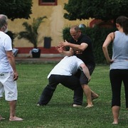 Letní škola „Pecínov“_Sifu Roman Lázeňský a Jiří Schwertner