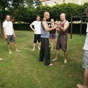 Letní škola „Pecínov“_Sifu Roman Lázeňský a Jiří Schwertner