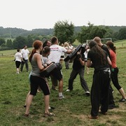 Letní škola „Tvrz Holešice“ -  Sifu Roman Lázeňský a Jiří Schwertner